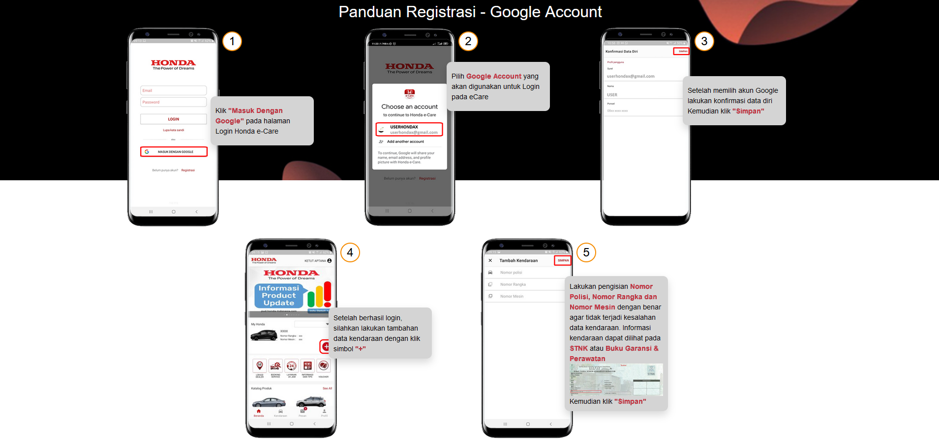 ecare google account